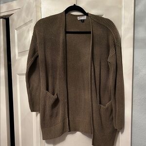 Universal Thread Olive Open-Front Cardigan